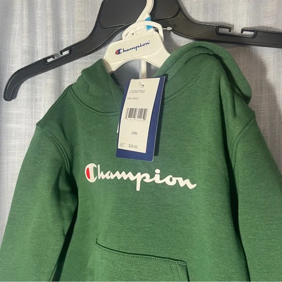 Champion Forest Green Kids Tracksuit - Picture 2 of 13